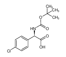 N-(叔丁氧羰基)-D-2-(4-氯苯基)甘氨酸