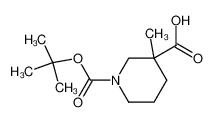 1-Boc-3-甲基哌啶-3-甲酸