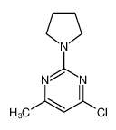4-氯-6-甲基-2-(吡咯烷-1-基)嘧啶