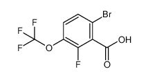 6-溴-2-氟-3-(三氟甲氧基)苯甲酸