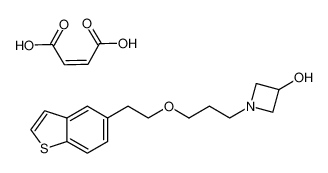 1-(3-(2-(苯并[b]噻吩-5-基)乙氧基)丙基)氮杂环丁烷-3-醇 马来酸