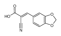 3-(苯并[d][1,3]二氧戊环-5-基)-2-氰基丙烯酸