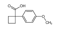 1-(4-甲氧基苯基)环丁烷-1-羧酸