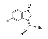 2-(6-氯-3-氧代-2，3-二氢-1H-茚-1-亚基)丙二腈