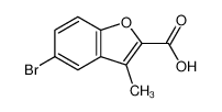 5-溴-3-甲基苯并呋喃-2-羧酸