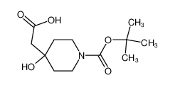 2-(1-(叔丁氧羰基)-4-羟基哌啶-4-基)乙酸