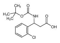 (R)-3-((叔丁氧羰基)氨基)-3-(2-氯苯基)丙酸