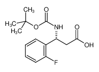 BOC-(R)-3-氨基-3-(2-氟苯基)-丙酸