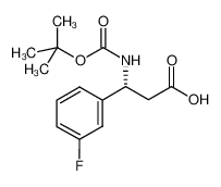 boc-(r)-3-氨基-3-(3-氟苯基)丙酸