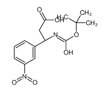 N-Boc-(S)-3-氨基-3-(3-硝基苯基)-丙酸