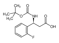 boc-(s)-3-氨基-3-(2-氟苯基)-丙酸