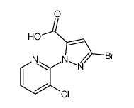 3-溴-1-(3-氯-2-吡啶)-1H-吡唑-5-羧酸