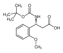 (S)-3-((叔丁氧羰基)氨基)-3-(2-甲氧基苯基)丙酸