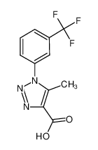 5-甲基-1-[3-(三氟甲基)苯基]-1H-1,2,3-三唑-4-甲酸