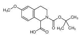 2-(叔丁氧基羰基)-6-甲氧基-1,2,3,4-四氢异喹啉-1-羧酸