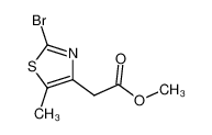 2-(2-溴-5-甲基噻唑-4-基)乙酸甲酯