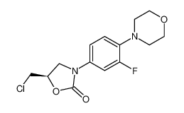 (r)-5-(氯甲基)-3-(3-氟-4-吗啉苯基)噁唑啉-2-酮