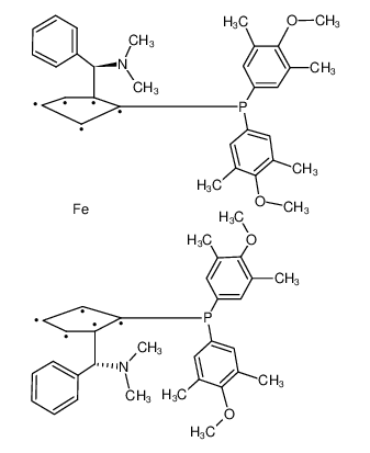 (SP,S′P)-1,1′-双[双(4-甲氧基-3,5-二甲苯基)膦基]-2,2′-双[(R)-α-(二甲氨基)苯甲基]二茂铁