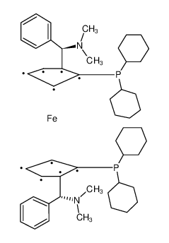 (1R，1'R)-1，1'-二(二环己基膦)-2，2'-二[(R)-(二甲基氨基)苯基甲基]二茂铁