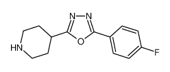 4-[5-(4-氟苯基)-1，3，4-恶二唑-2-基]哌啶
