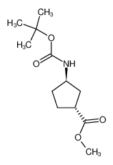 (1R，3R)-3-{[(叔丁氧基)羰基]氨基}环戊烷-1-羧酸甲酯