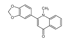 2-(苯并[d] [1,3]二氧杂环戊烯-5-基)-1-甲基喹啉-4(1H)-酮