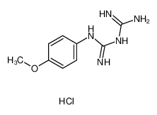 1-甲脒-N-(4-甲氧基苯基)甲脒盐酸盐
