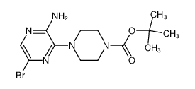 1-Boc-4-(3-氨基-6-溴吡嗪-2-基)哌嗪