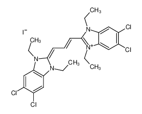 (E)-5,5',6,6'-四氯-1,1',3,3'-四乙基苯并咪唑羰花青碘化物