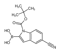1-boc-5-氰基吲哚-2-硼酸
