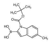 1-BOC-5-甲基吲哚-2-硼酸