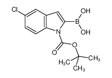 (1-(叔丁氧羰基)-5-氯-1H-吲哚-2-基)硼酸