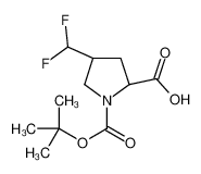 (2S,4S)-1-(叔丁氧基羰基)-4-(二氟甲基)吡咯烷-2-甲酸
