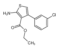 2-氨基-4-(3-氯苯基)噻吩-3-羧酸乙酯