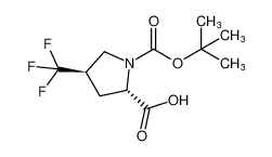 (2S，4R)-1-(叔丁氧基羰基)-4-(三氟甲基)吡咯烷-2-羧酸