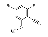 4-溴-2-氟-6-甲氧基苯甲腈
