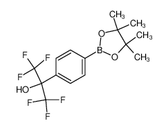 1，1，1，3，3，3-六氟-2-(4-(4，4，5，5-四甲基-1，3，2-二氧硼杂环戊烷-2-基)苯基)丙-2-醇