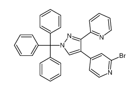 2-溴-4-(3-(吡啶-2-基)-1-三苯甲基-1H-吡唑-4-基)吡啶
