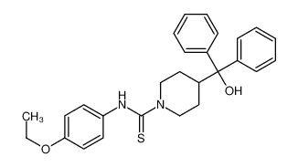 N-(4-乙氧基苯基)-4-(羟基二苯甲基)-1-哌啶碳硫酰胺