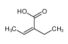 2-乙基丁-2-烯酸