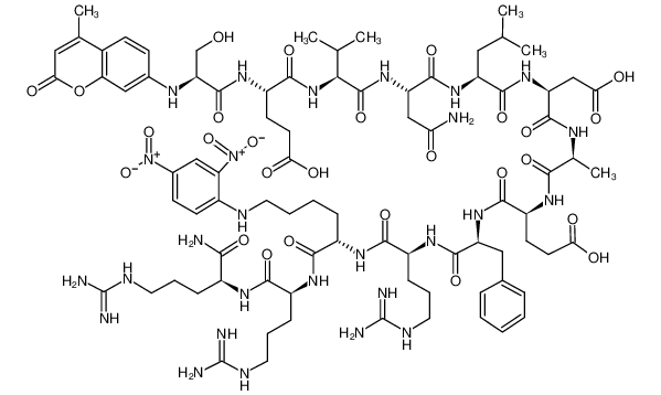 MCA-SEVNLDAEFR-K(Dnp)-RR, amide