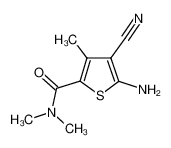 5-氨基-4-氰基-N，N，3-三甲基噻吩-2-羧酰胺