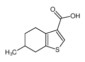 6-甲基-4,5,6,7-四氢-1-苯并噻吩-3-羧酸