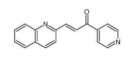 (E)-1-(吡啶-4-基)-3-(喹啉-2-基)丙-2-烯-1-酮