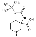 3-((叔-丁氧羰基)氨基)哌啶-3-羧酸