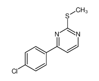 4-(4-氯苯基)-2-甲硫基嘧啶