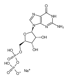 ((2R,3S,4R,5R)-5-(2-氨基-6-氧代-1H-嘌呤-9(6H)-基)-3,4-二羟基四氢呋喃-2-基)甲基二磷酸钠盐