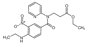 3-(4-(甲基氨基)-3-硝基-N-(吡啶-2-基)苯甲酰氨基)丙酸乙酯