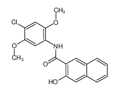 N-(4-氯-2,5-二甲氧苯基)-3-羟基-2-萘酰胺