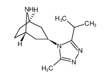 外型-3-[3-甲基-5-异丙基-4H-1,2,4-三氮唑]-8-氮杂双环[3,2,1]辛烷